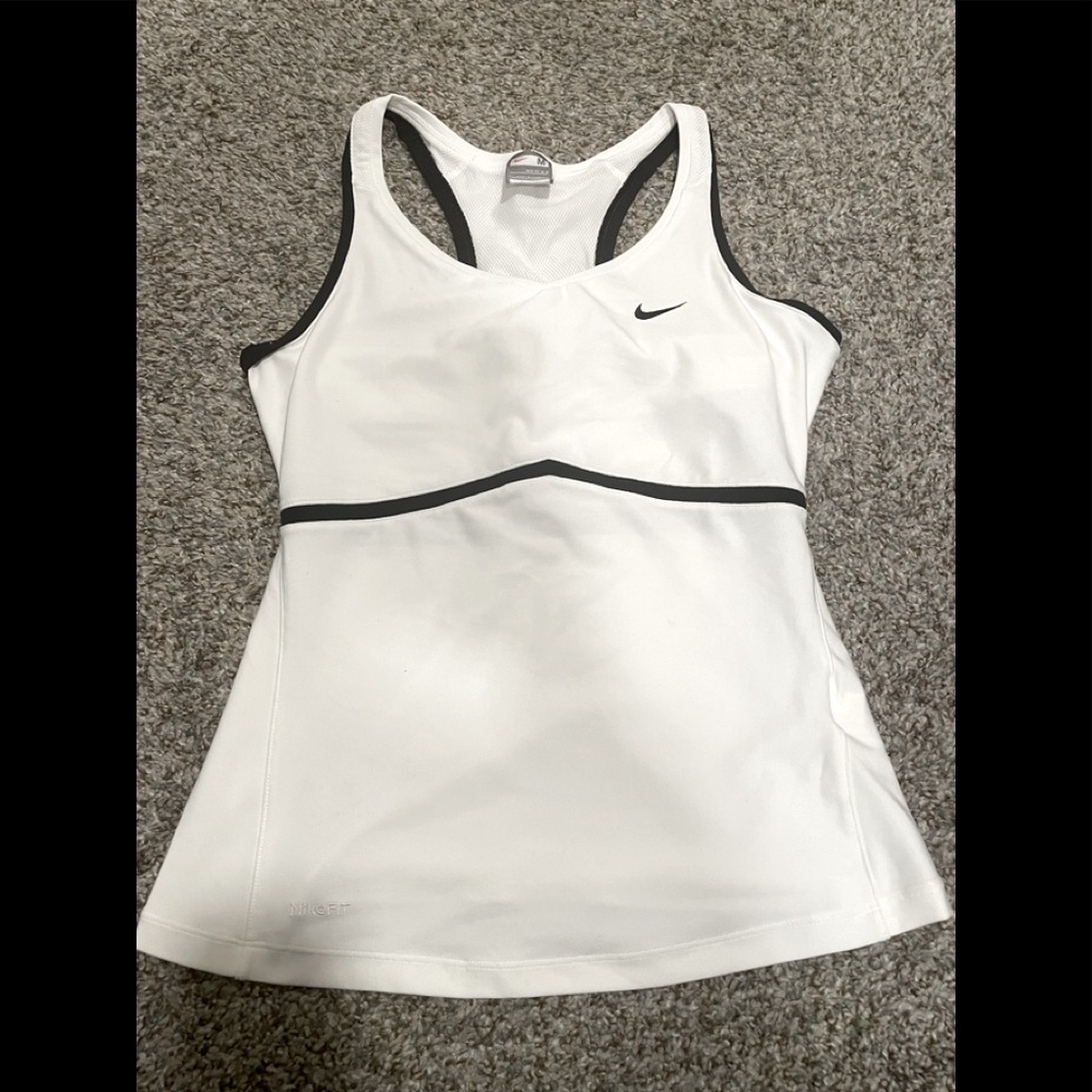 Nike training tank built in bra